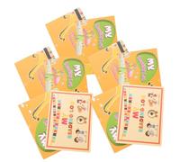 HONITANO Lot de 10 Petits Livres De Lecture Anglais pour Enfants Carnet De Lecture Jouets pour Enfants Journal De Lecture Enregistrement Quotidien Cartes De Lecture Journal De