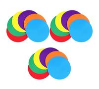 HONITANO Lot de 18 Marqueurs de Sol Plats 10 Cm en TPR Antidérapants Multicolores pour Entraînement Football, Agilité et Sports Collectifs