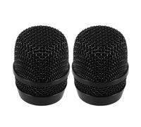 HONITANO Lot de 2 grilles de microphone compatibles avec Beyer - Grille de remplacement en métal pour microphone sans fil de soirée KTV