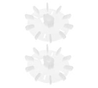 HONITANO Lot De 2 Pales De Ventilateur De Rechange Pour Moteur Condensateur Ventilateur De Refroidissement Pales Universelles Électrique Radiateur Hélice Équipement De