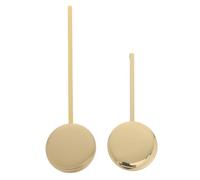 HONITANO Lot de 2 Pendules de Rechange pour Horloge Murale à Quartz - Accessoires Métalliques pour La Réparation D'horloges Murales D'intérieur - Pendule de Rechange en Alliage D'aluminium