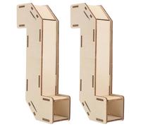 HONITANO Lot de 2 Sets de Périscopes en Bois Ajustables pour Garçon et Filles - Kit Scientifique Éducatif de Modèle Expérimental - D'intérieur et D'extérieur pour Expériences Optiques