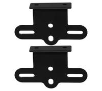 HONITANO Lot de 2 Supports Arrière en Alliage D’Aluminium pour Porte-Bagages Vélo, Réflecteurs Réfléchissants, Fixation Stable par Pince, pour Sécurité Nocturne VTT et Vélo de Route