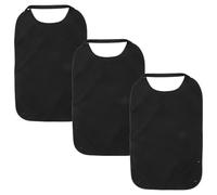 HONITANO Lot de 3 bavoirs pour adultes - Protection lavable, réutilisable et imperméable avec récupérateur de miettes - Grands bavoirs pour adultes