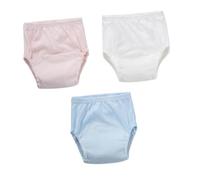 HONITANO Lot de 3 Culottes d'Apprentissage en Coton Respirant pour Bébé Unisexe Taille Ajustable Couche Imperméable Anti-Fuites sous-Vêtements d'Entraînement Propreté pour Garçons et