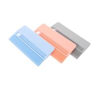 HONITANO Lot de 3 Grattoirs à Poils D'animaux Réutilisables en Gel Souple Brosses Anti-poils pour Meubles, Canapés et Vêtements Outils Efficaces pour Enlever Poils de Chat et