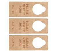 HONITANO Lot De 3 Panneaux De Porte Pour Chambre De Bébé « Bébé Qui Dort » « Ne Pas Déranger » « Silence » À Suspendre À La Poignée De Porte « Endormi »