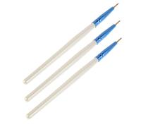 HONITANO Lot de 3 Pinceaux Eyeliner Ultra Fins, Outil Cosmétique de Maquillage pour Yeux, Poils Doux, Précision du Sillon Lacrymal, Application Détaillée, Usage Professionnel et Personnel