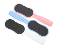 HONITANO Lot de 3 Râpes à Pieds Double Face pour Pédicure Lime Portative Anti-Callosités en Plastique Solide 3 Couleurs Outil de Soin des Pieds Professionnel et Domestique