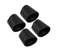 HONITANO Lot de 4 Capuchons de Pied D’échelle Antidérapants en Caoutchouc Rond 48 Mm, Protections Stables pour Escaliers Pliants Multifonctions, Usage Intérieur et Extérieur