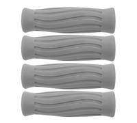 HONITANO Lot de 4 Poignées de Déambulateur Gris 11,5 Cm en Matériau Solide Antidérapant, Accessoires pour Fauteuils Roulants et Rollators, Manchons de Poignée Confortables Adaptés