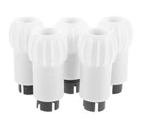 HONITANO Lot de 5 Connecteurs pour Potence à Perfusion 25 Mm à 19 Mm en Plastique Blanc, Raccord de Tige de Support de Perfusion Iv, Pièces de Remplacement Fiables pour Usage