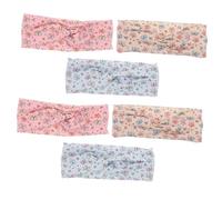 HONITANO Lot De 6 Bandeaux Noués Imprimés : Bandeau Turban À Nœuds, Élastique Pour Cheveux, Accessoires Pour Cheveux, Pour, Activités De Plein Air, Tenues