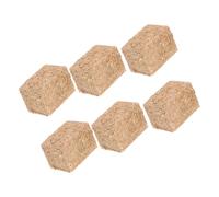 HONITANO Lot de 6 Mini Meules de Foin en Paille Naturelle 2x2x3 Cm, Accessoires Décoratifs Miniatures pour Maison de Poupée, Décorations Thème Ferme, Ornements pour Scènes de Ferme
