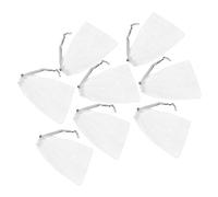 HONITANO Lot de 8 Filets Moussants Exfoliants Visage Paquet à Savonnette en Filet Nettoyage Doux Prise en Main Confortable pour Cosmétiques et Fruits