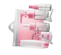 HONITANO Lot De 9 Set De Flacons Pulvérisateur De Toner En Pet Transparent, Taille Moyenne, Légers Et Étanches, Pour Cosmétiques De Voyage, Adaptés Aux Déplacements, Sans Fuite
