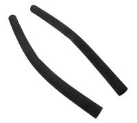 HONITANO Manchon de Poignée de Poussette en Mousse Noire, Housse 2pcs, Facile à Installer, Protection Confortable pour Guidon de Poussette Bébé