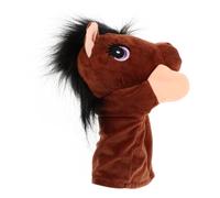 HONITANO Marionnette à Main Cheval Peluche Douce pour Raconter des Histoires Interactif Parent-garçon Fille Marionnette Animalière pour Fête Anniversaire et Noël