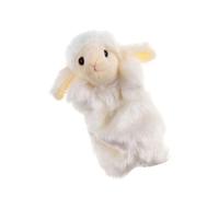 HONITANO Marionnette à Main Mouton Peluche pour Garçon Et Filles Taille Moyenne Jouet Apaisant Bébé Jouet Interactif Conte Et Apprentissage Scène Familiale