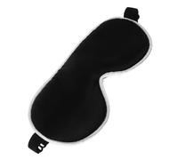 HONITANO Masque de Sommeil Bébé Mignon Noir, Cache-œil Occultant en Soie, Léger et Lavable en Machine, Masque Pratique pour Sieste et Nuit, pour Voyages, Confort Apaisant pour -né