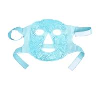 HONITANO Masque Visage Gel Froid Réutilisable pour Soins Yeux et Visage Apaisant Rougeurs Œdèmes et Maux de Tête Confortable et Adapté à Toute Heure Bleu Ciel