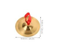 HONITANO Mini Cymbales Alliage Cymbales de Percussion Portables pour Adultes et Garçon Fille Universelles pour Orchestre et Performance Musicale