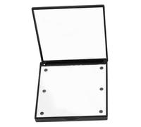 HONITANO Miroir de Poche Maquillage Portable LED Compact avec Éclairage Lumineux pour Retouches Précises et Usage Miroir de Voyage Élégant Noir