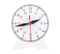 HONITANO Modèle Dhorloge Aiguilles Plastique Noir Éducatif pour Apprentissage de Lheure Support Pédagogique pour Garçon Fille et Élèves Primaire