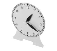 HONITANO Modèle Horloge Éducative Non Liée à Deux Aiguilles Φ Jeu Apprentissage du pour Garçon Fille et Étudiants et Facile à Manipuler Pédagogique pour Coordination Couleur Aléatoire