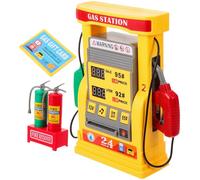 HONITANO Modèle Station-Service DIY Multifonction Garçon Fille avec Compteur Intelligent et Double Éducatif de Simulation pour Apprentissage des Maths