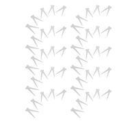 HONITANO Outil Magnétique Œil de Chat pour Nail Art - Plaque en Fer Forme Ciseaux 50 Pièces - Accessoire pour Manucure French à Domicile Salon - Kit Outil de Salon pour Création