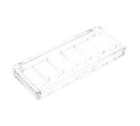 HONITANO Palette De Maquillage Transparente Pour Ombres à Paupières Blush Et Boîte De Stockage Pratique Et Compacte Pour Voyage Compartiments Avec Design Élégant Plastique