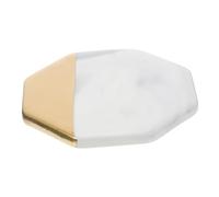 HONITANO Palette de Mélange pour Nail Art Marbre Élégant Plateau Exposition pour Ongles avec Finition Délicate Accessoire Multifonction pour Photographie et Décoration de Bureau