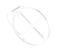 HONITANO Palette Maquillage Transparente Acrylique Plateau Portable Compartiments pour Mélanger Fond de Teint Crèmes et Liquides Outil Léger et Facile à Nettoyer pour Usage Professionnel