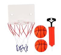 HONITANO Panier de Basket Mural pour Garçon et Filles Installation Facile, Jeu de Basket-Ball Intérieur en PP et Nylon, Ensemble Complet Ballon et Pompe pour Développer Le Style Aléatoire