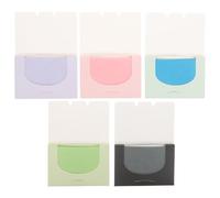 HONITANO Papier Buvard Matifiant Visage en Papier de Lin Absorbant 500 Pièces L'excès de Sébum Contrôle la Brillance Couleur Aléatoire Poche Salle de Sport