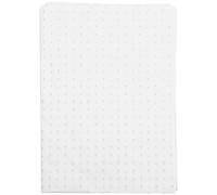 HONITANO Papier de Soie d'Emballage 28 Feuilles Motif Petits Cœurs Blancs Étoiles Dorées Papier Présent Épais et Décoratif pour Emballage Présents Bouquets et Chocolats Matériau