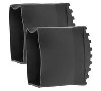 HONITANO Patins Antidérapants Universels en Caoutchouc pour Pieds d'Échelle 2 Pièces 55X25 MM Protection Anti-Usure pour Échelles et Escabeaux Installation Facile