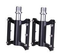 HONITANO Pédales Pliables Alliage Aluminium Noir Pédales Universelles Antidérapantes Durables pour de Route et VTT