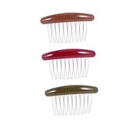 HONITANO Peigne à Cheveux Latéral Antidérapant 3 Pièces Taille Classique Matériaux Solide Pour Femmes Et Filles Coiffure Quotidienne Accessoires Pour Cheveux Mixte