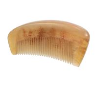 HONITANO Peigne de Massage Corne Naturelle Anti-statique Peigne Démêlant et Drainant pour Cheveux Outil Gua Sha pour Soin Du Chevelu Adapté Femmes Hommes Adolescents