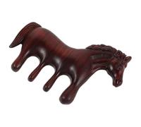 HONITANO Peigne de Massage en Bois Marron de Cheval, Portable et Doux, Souvenir Unique Maison et Nouvel An Chinois 2026