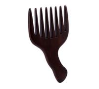 HONITANO Peigne de Massage en Noir pour Massage Cuir Chevelu et Polissage Fin Design Délicat Accessoire pour Soin Capillaire Naturel