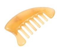 HONITANO Peigne De Massage En Résine Antistatique Forme Triangulaire Stimulation Cuir Chevelu Soins Capillaires Portatif