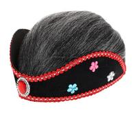 HONITANO Perruque Mère Pour Garçon Fille Costume Cosplay Vieille Dame Avec Accessoires Pour Fête Halloween Et Spectacles Scolaires