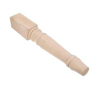 HONITANO Pied de Table en Bois : Meuble DIY Rustique Brut - Pied de Table Basse/îlot de Cuisine Style Milieu du siècle - Remplacement Facile, Hauteur 43 cm, diamètre 6 cm