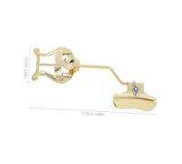 HONITANO Pince de Partition pour Trompette et Cuivres Réglable Angle et Hauteur Support pour Performances Plein Air