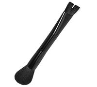 HONITANO Pinceau Maquillage Double Embout U Forme Compact pour Contour Nez et Application Brosse Visage Douce et Outil Modelage Pratique pour Teint