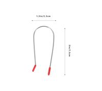 HONITANO Pinces à Rouleaux Chauffants 24 Pièces 3 Tailles Assorties Clips en Acier Inoxydable Forme U pour Coiffure Permanente à Domicile Usage Professionnel et Personnel