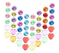 HONITANO Plongée Plastique avec Colorées Décorations pour Fêtes Coffret Trésor Princesse